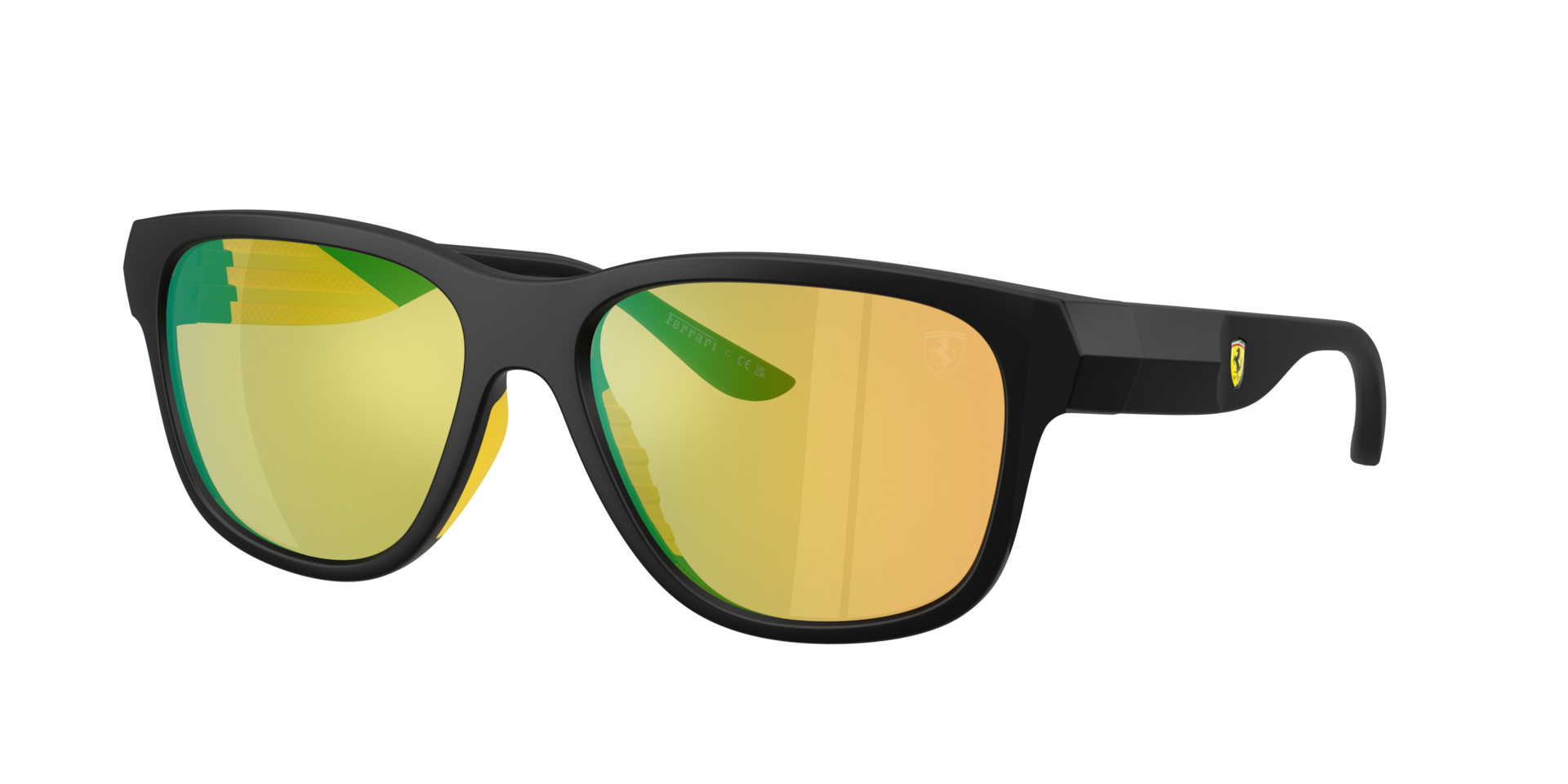 Scuderia Ferrari Homme Sunglass FZ6028U - Couleur du Monture Noir mat Couleur de Lentille Jaune 175 €