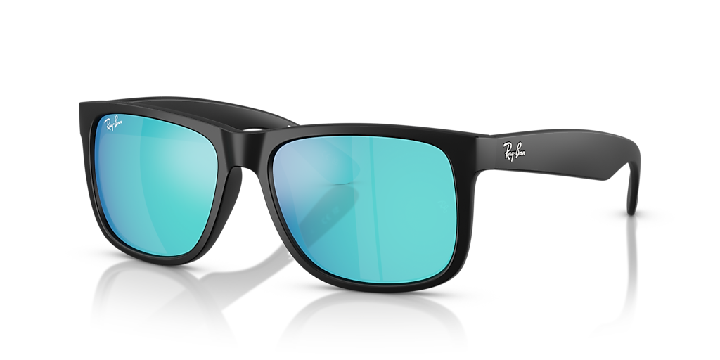 Ray-Ban Justin Color Mix L (58 - 17) with Blue lenses and Black