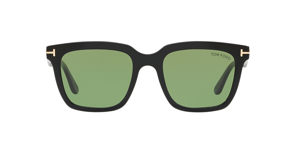 TOM FORD グリーンサングラス ケース付き　TF76 Tom Ford FT0646 S (53 - 20) with Green lenses and Black frame