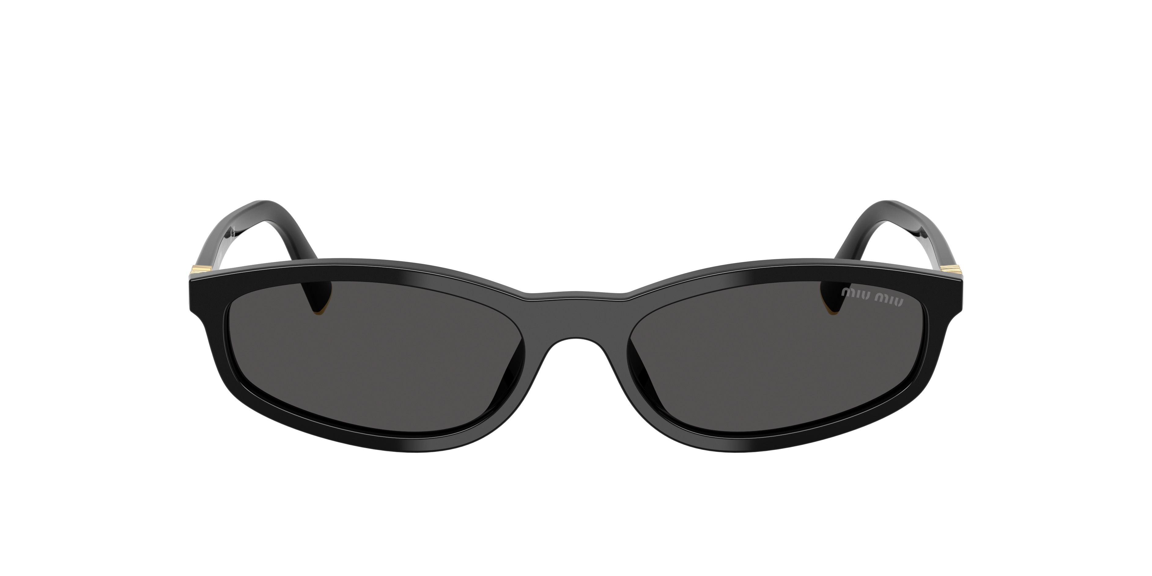 Miu Miu MU A06S S (54 - 17) with Grey lenses and Black frame