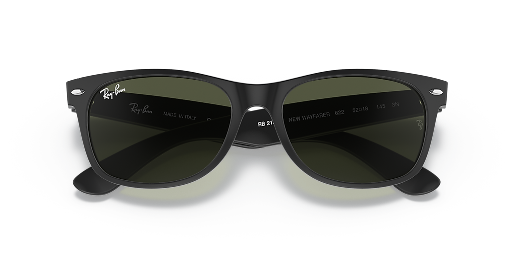 Ray-Ban New Wayfarer Matte XL (58 - 18) with Green lenses and