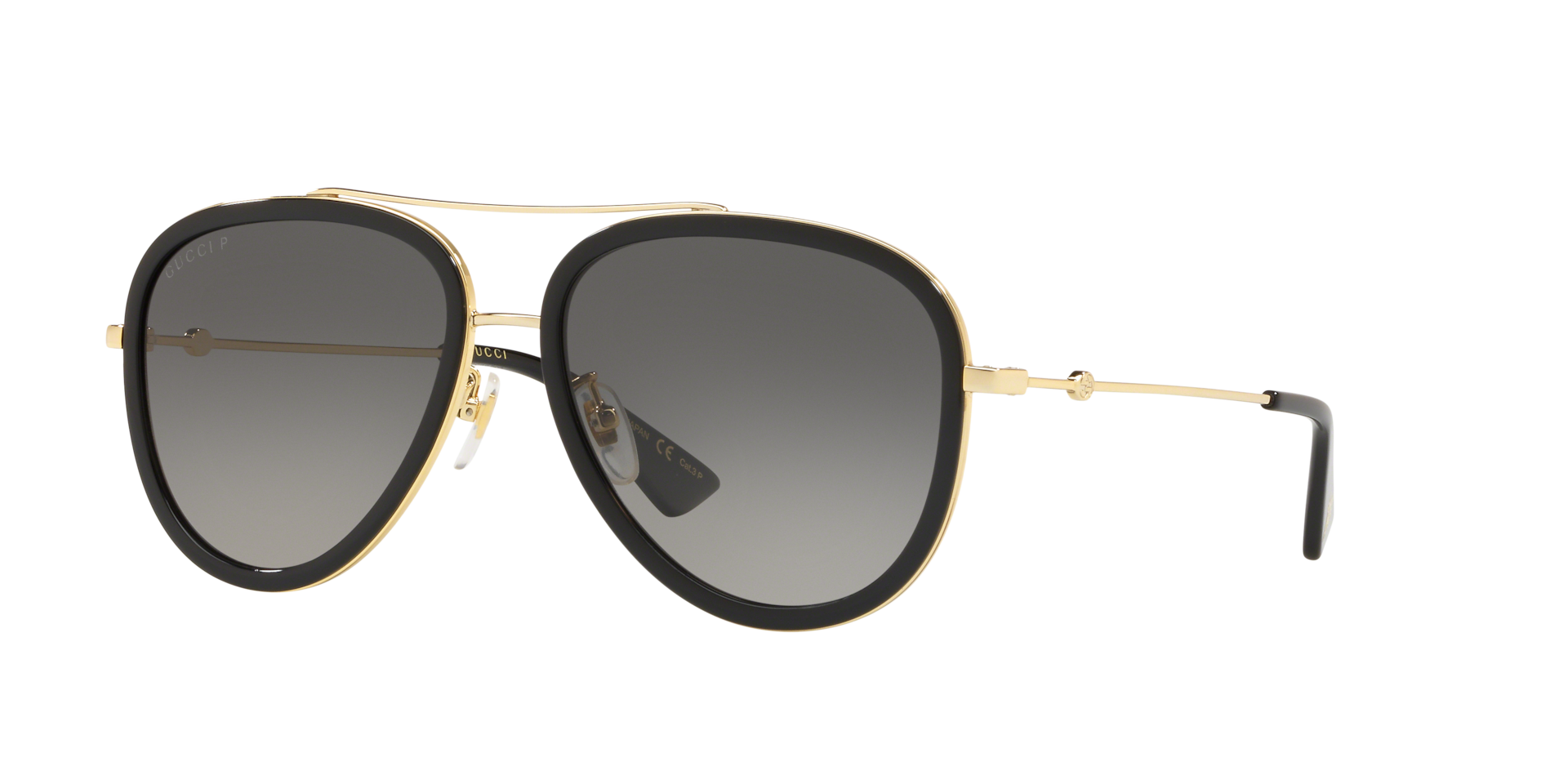Gucci GG0062S M (57 - 17) with Grey lenses and Tortoise frame