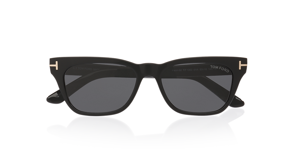 Tom Ford Penn-02 XXL (53 - 16) with Grey lenses and Black frame