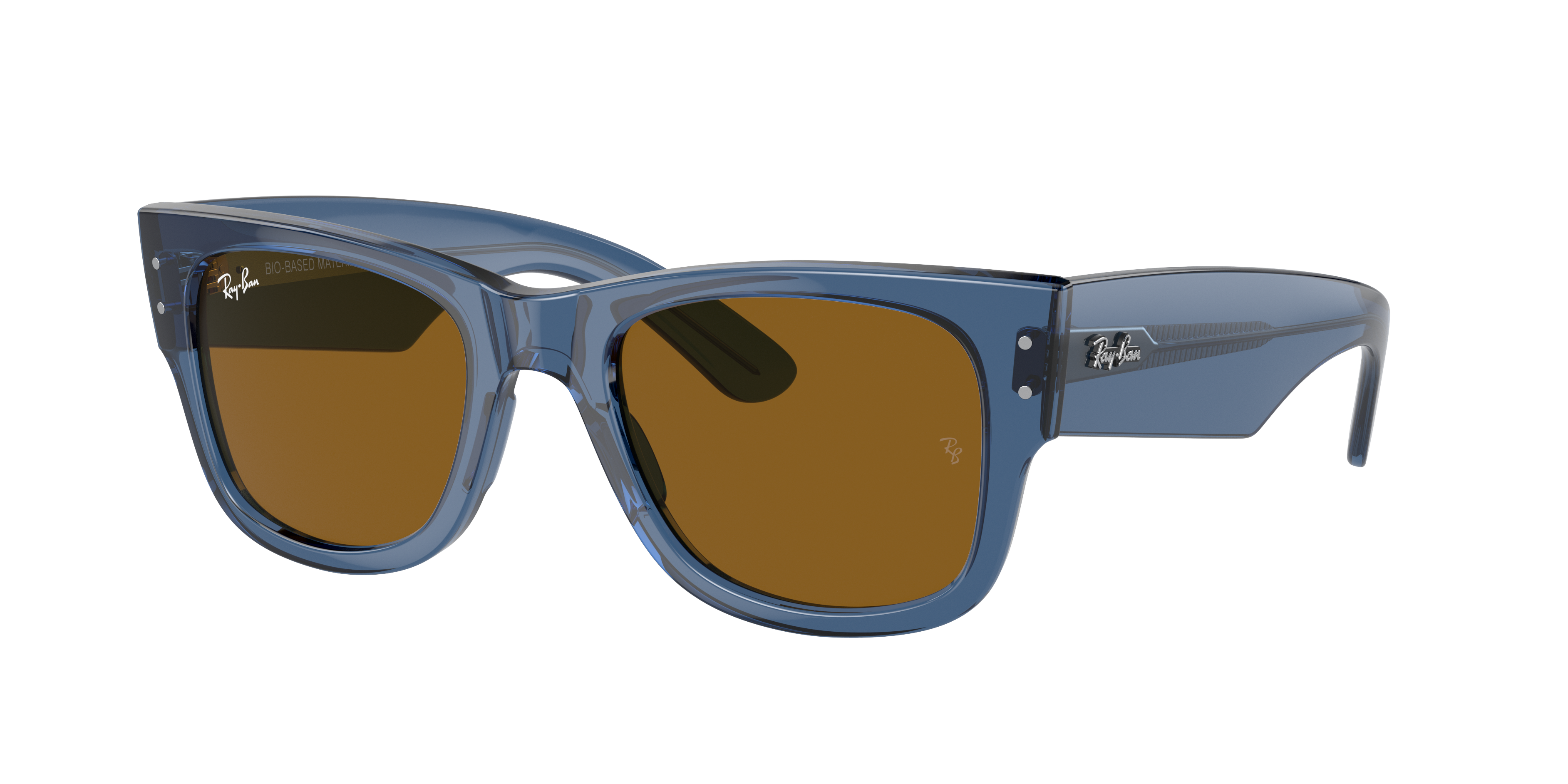 Ray-Ban Mega Wayfarer Bio-Based M (51 - 21) with Brown lenses and