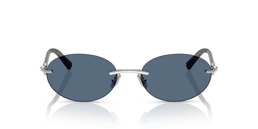 Tiffany & Co. TF3104D L (56 - 18) with Blue lenses and Silver