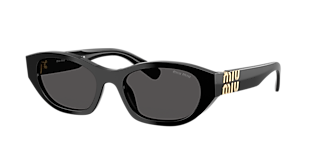 Miu Miu MU 06ZS S (50 - 20) with Grey lenses and Black frame
