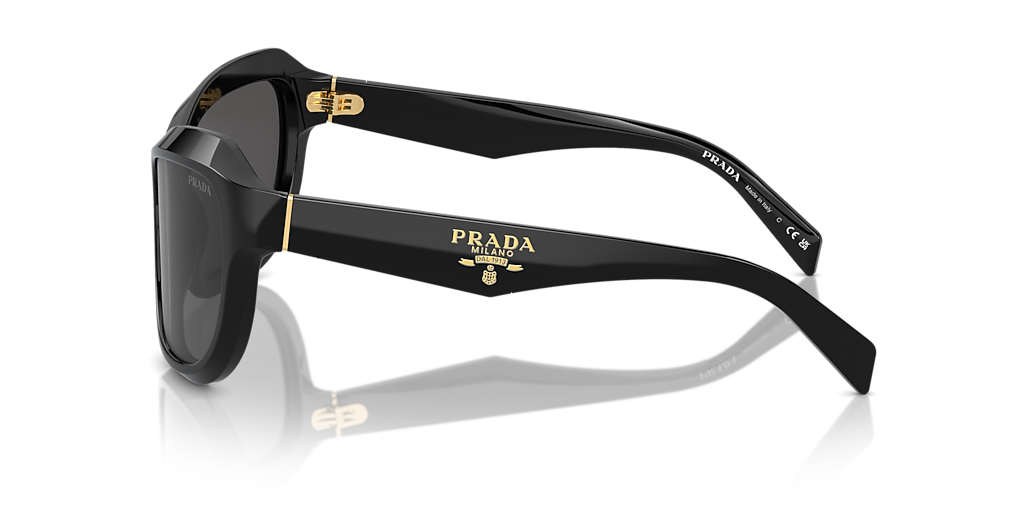 Prada PR A27S L (62 - 17) with Grey lenses and Black frame