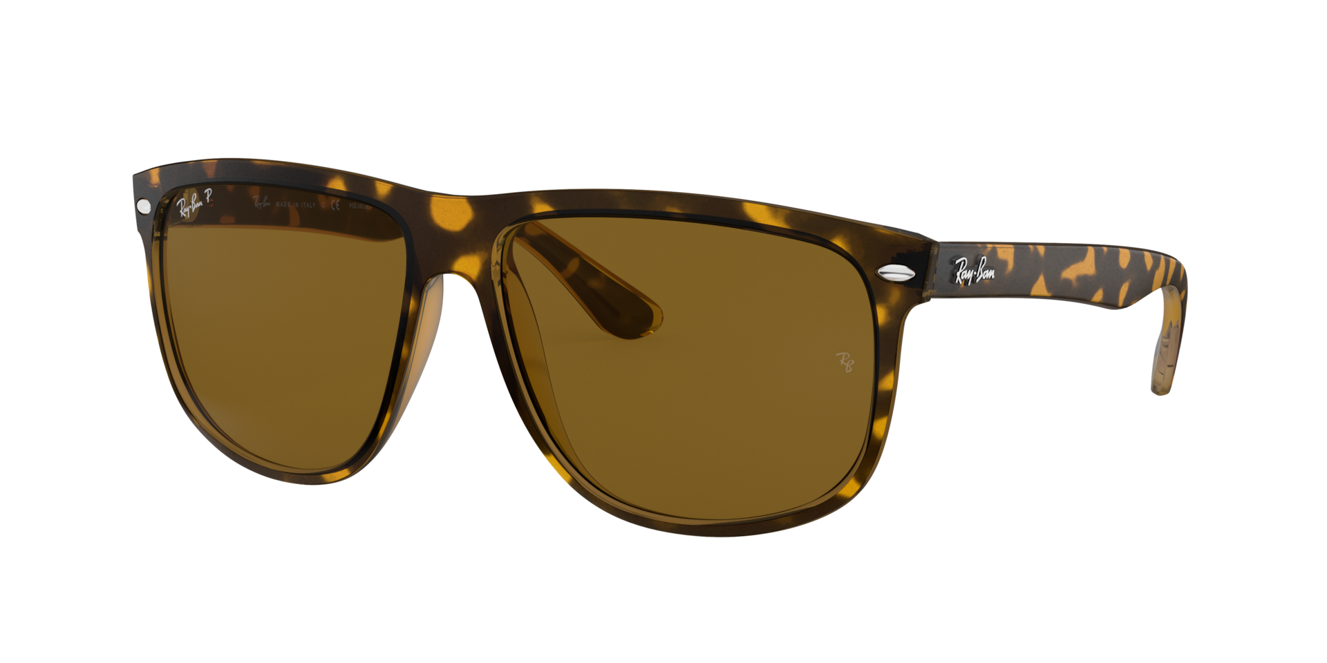 Ray-Ban Boyfriend L (60 - 15) with Brown lenses and Tortoise frame
