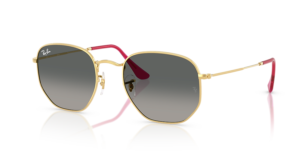 Ray-Ban Hexagonal Flat Lenses M (51 - 21) with Grey lenses and