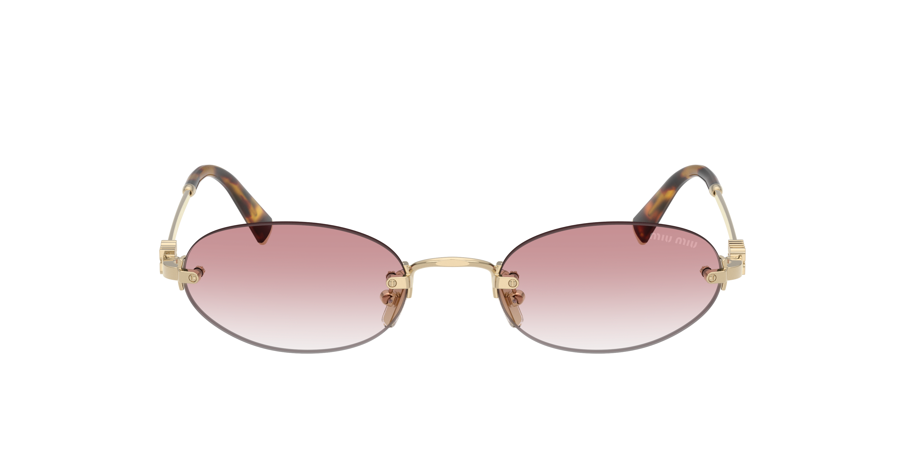 Miu Miu MU A54S S (51 - 20) with Pink lenses and Gold frame