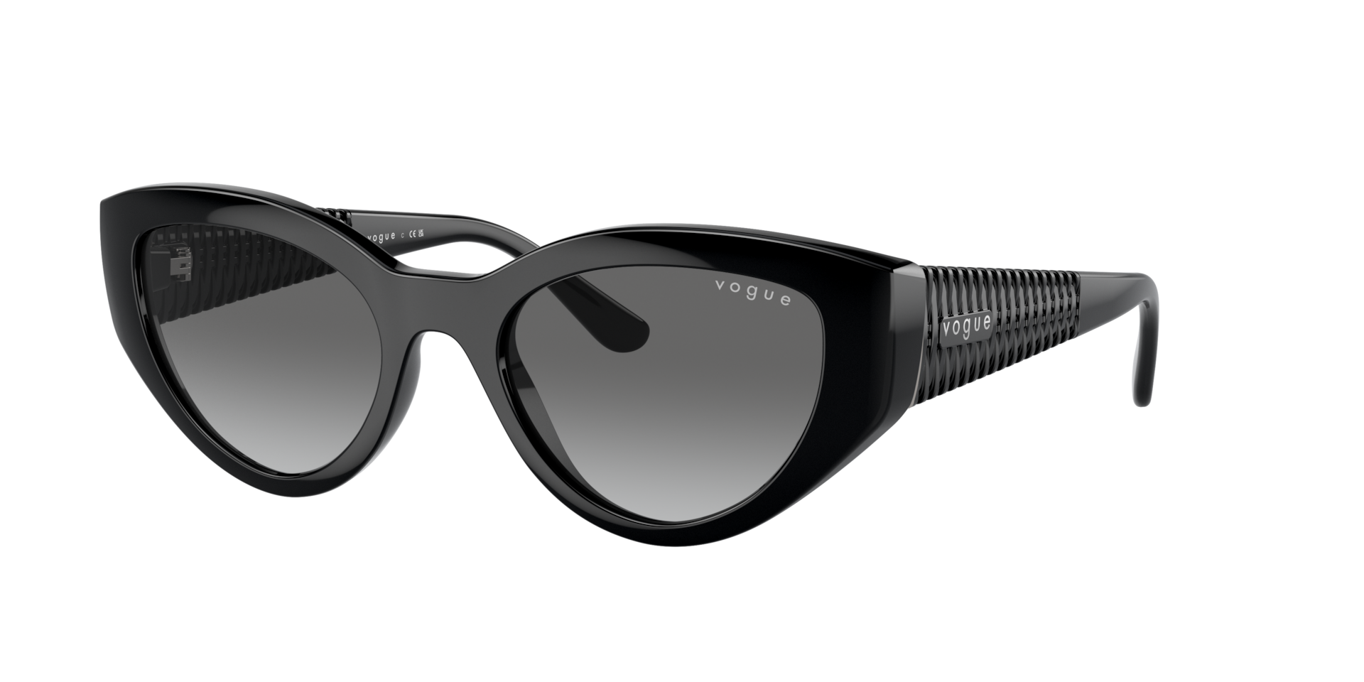 Vogue Eyewear Woman Sunglass VO5566S -  Frame color: Black, Lens color: Gradient Grey
