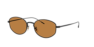 Oliver Peoples OV5419SU Lachman Sun L (53 - 19) with Green lenses