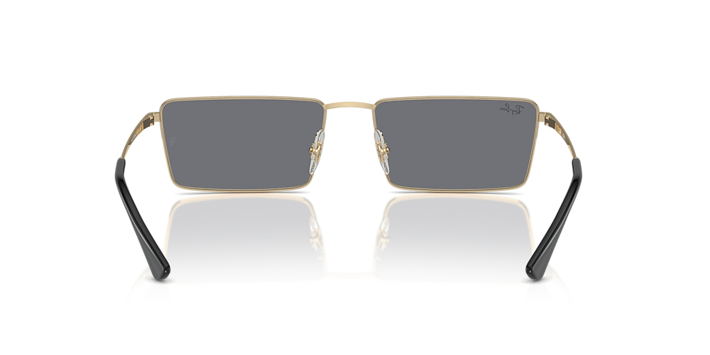 Ray-Ban サングラス 新品 EMY ゴールドフレーム Y2K Ray-Ban Emy Bio-Based XXL (59 - 17) with Classic lenses and Gold
