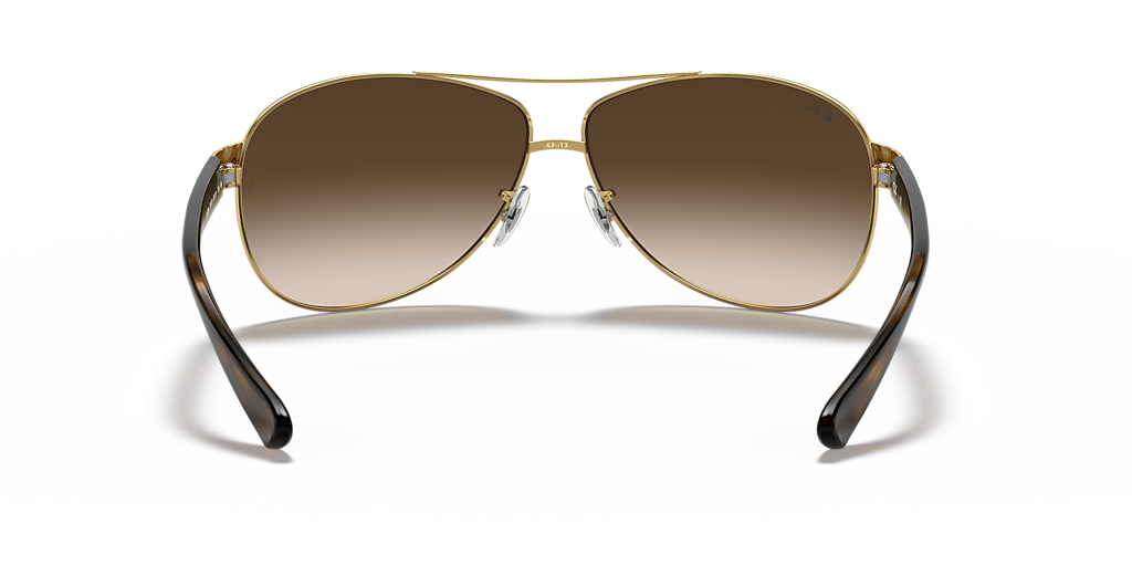 Ray-Ban RB3386 XXL (67 - 13) with Brown lenses and Gold frame