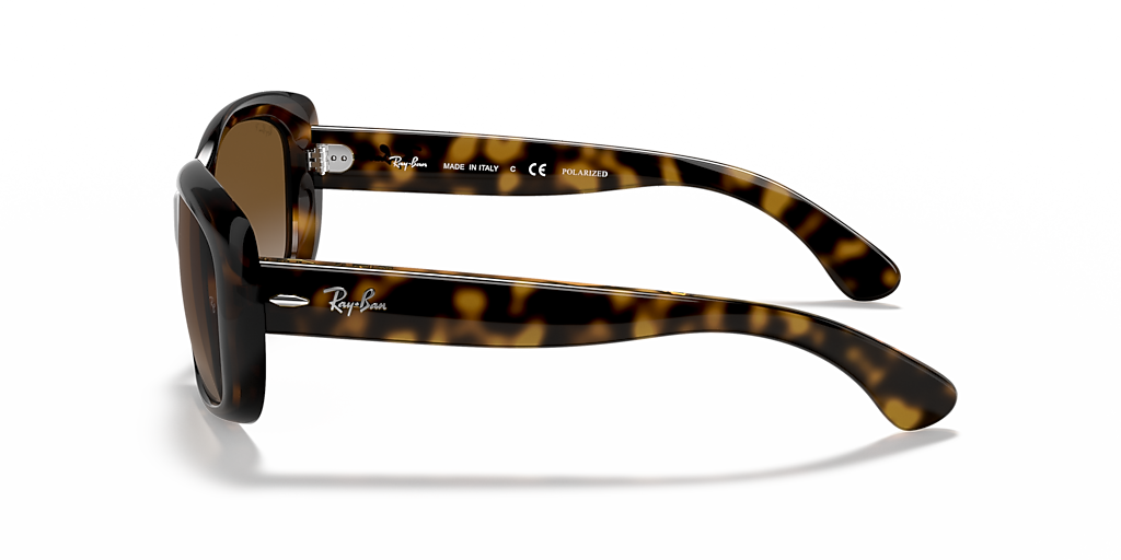 NEW Ray-Ban Jackie Ohh Tortoise Brown Frame Gradient Polarized Lens RB4101 58-17 Sunglasses Ray-Ban Jackie Ohh Tortoise RB4101 710/T5 58-17  main image 2