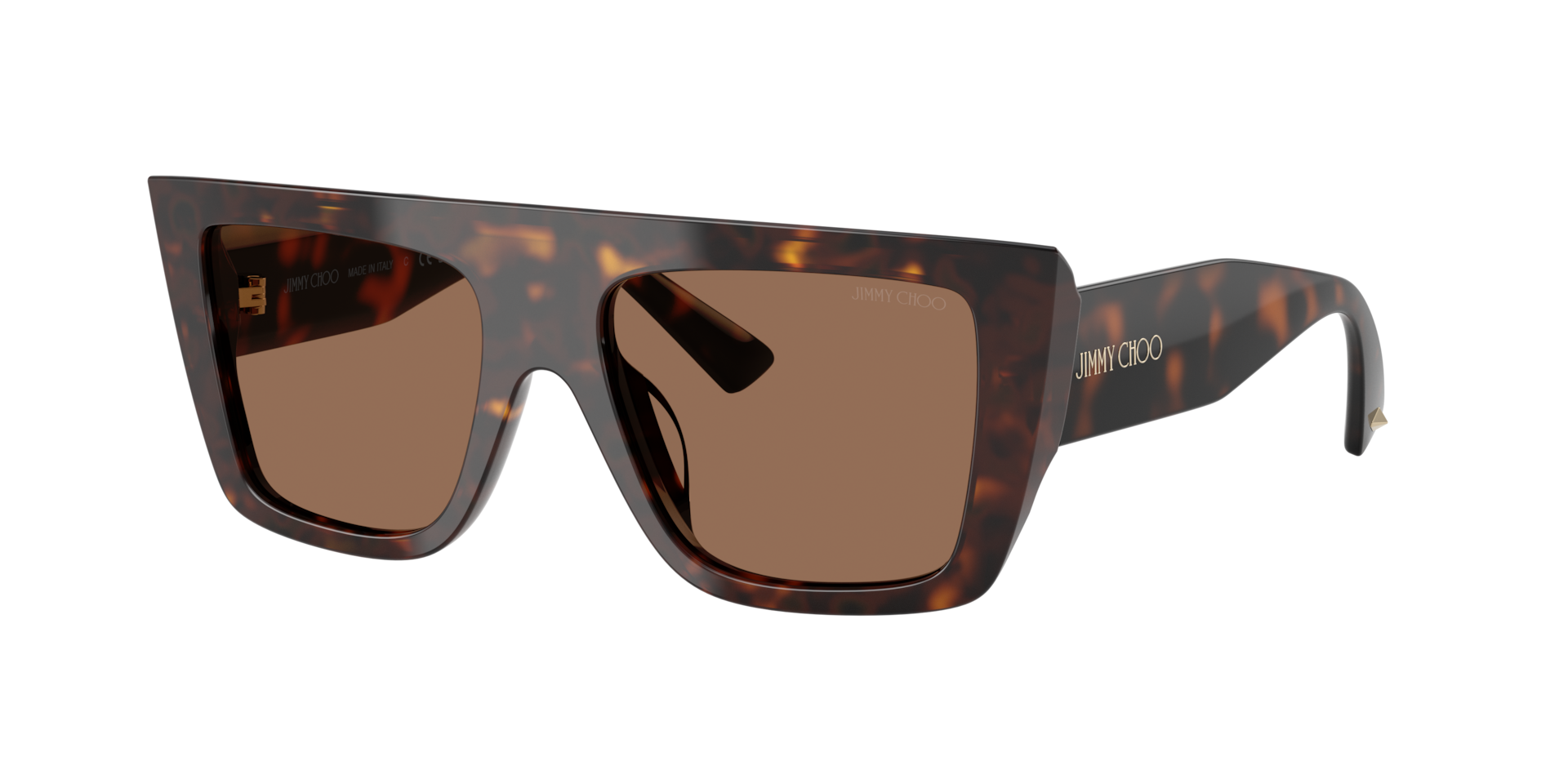 Jimmy Choo Damen Dunkelbraun Frau Sunglass Jc5026u - Rahmenfarbe: Havana, Linsenfarbe: