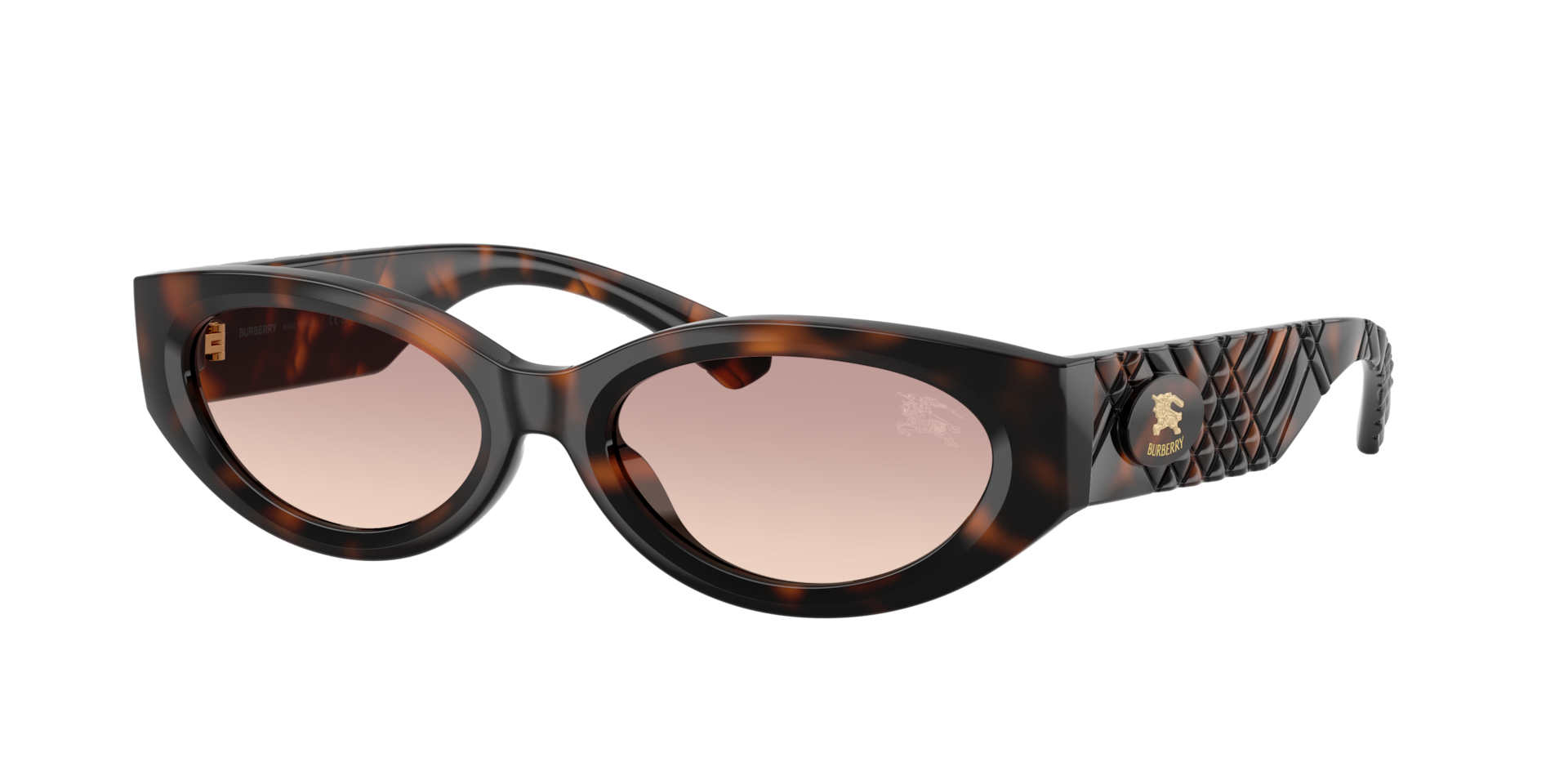 Burberry Woman Sunglass BE4505U -  Frame color: Dark Havana, Lens color: Brown Gradient