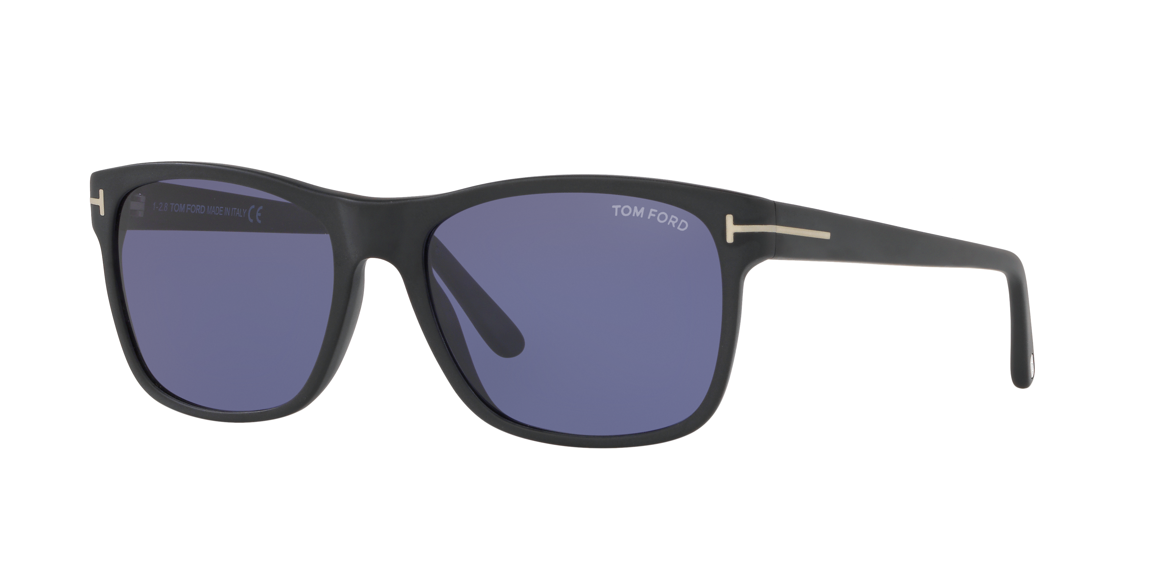 Tom Ford FT0698 XXL (57 - 18) with Blue lenses and Black frame