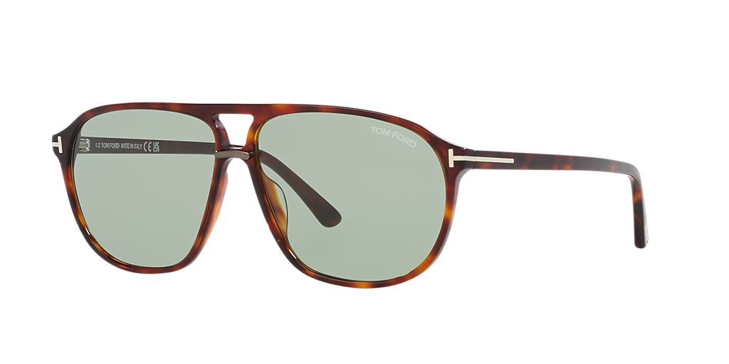 Tom Ford Bruce XXL (61 - 12) with Green lenses and Tortoise frame