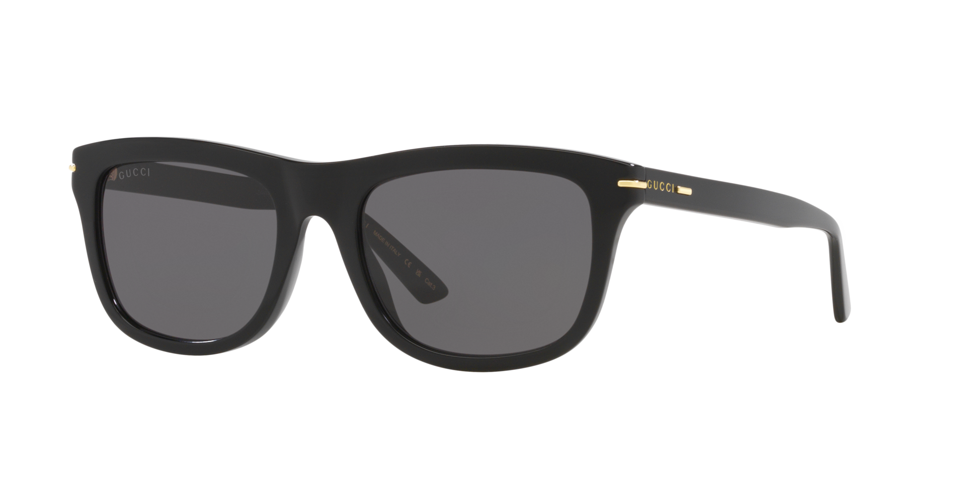 Gucci GG1444S M (55 - 20) with Grey lenses and Black frame