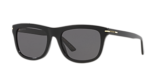 Gucci GG1493S M (54 - 18) with Grey lenses and Black frame