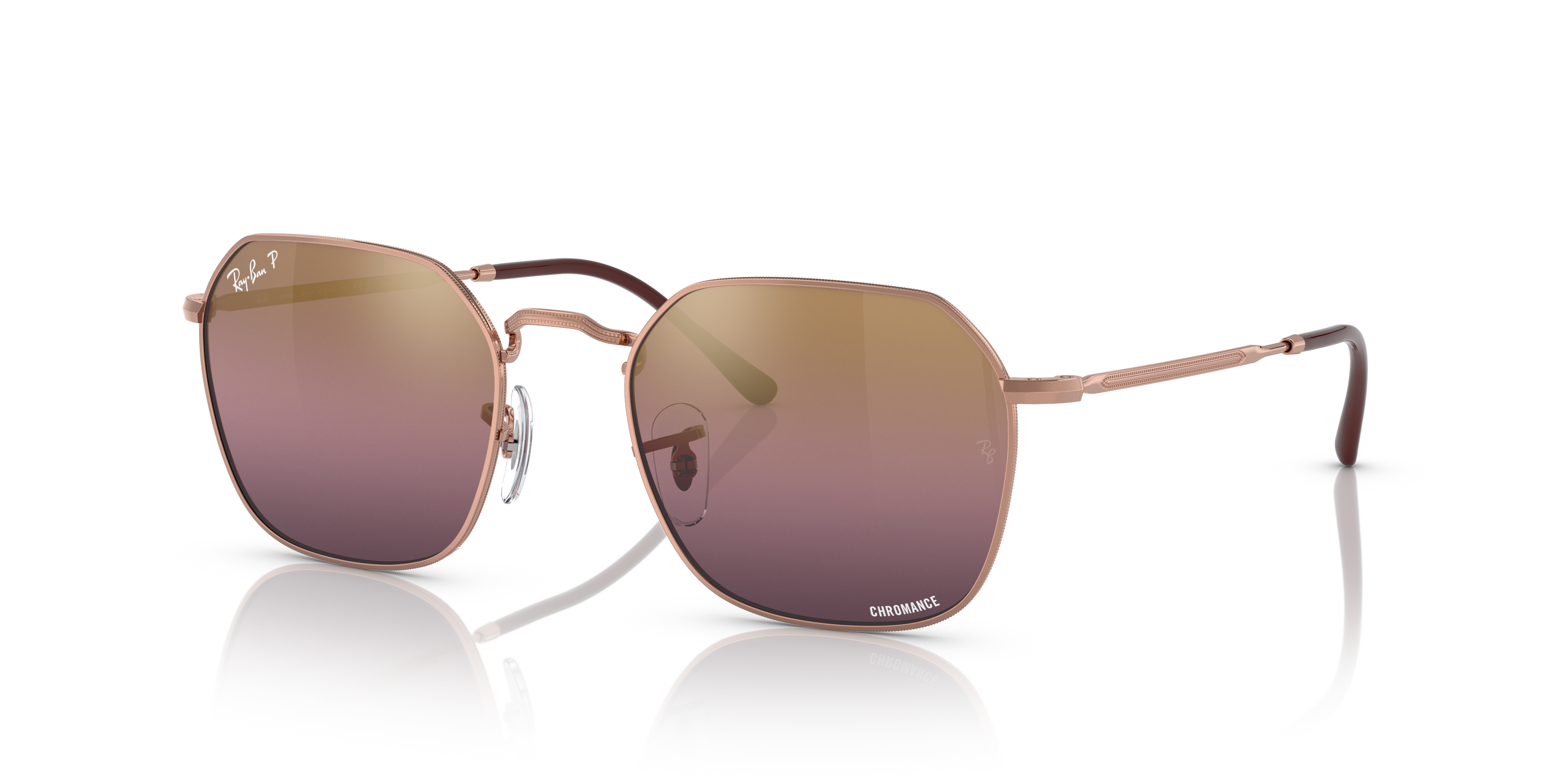 ロザンナ Ray-Ban Jim Polarized+ Lenses XL (55 - 20) with Red lenses and