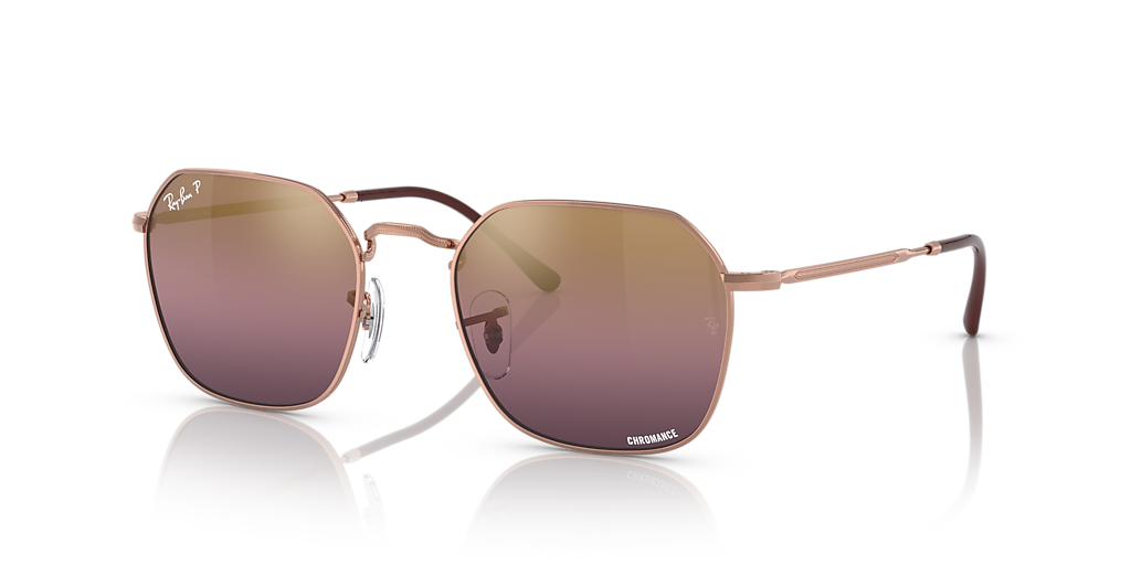 Ray-Ban Jim Polarized+ Lenses L (53 - 20) with Red lenses and Pink