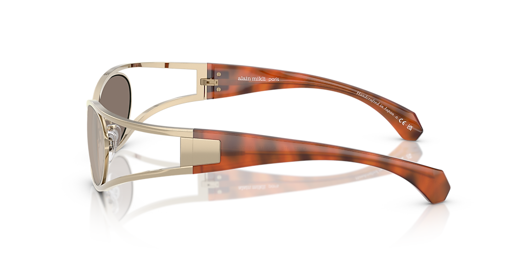 Alain Mikli A04501T XL (43 - 22) with Gold lenses and Gold frame