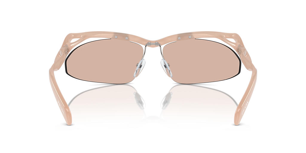 Prada PR A25S L (71 - 16) with Brown lenses and Pink frame