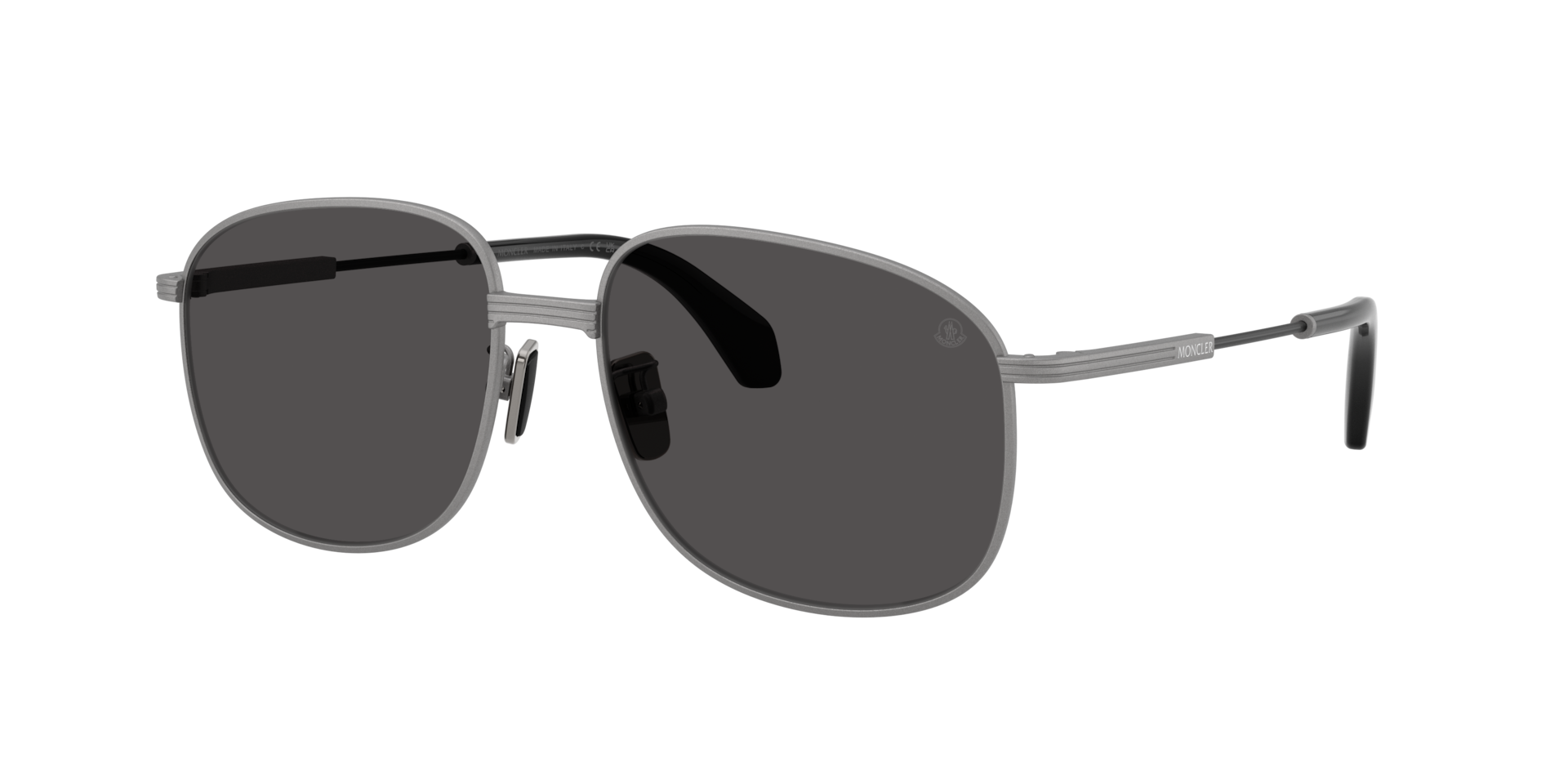 Moncler Unisex Grey Me4013 Fennix 101687 Sunglasses Steel Pilot Normal - Image 2