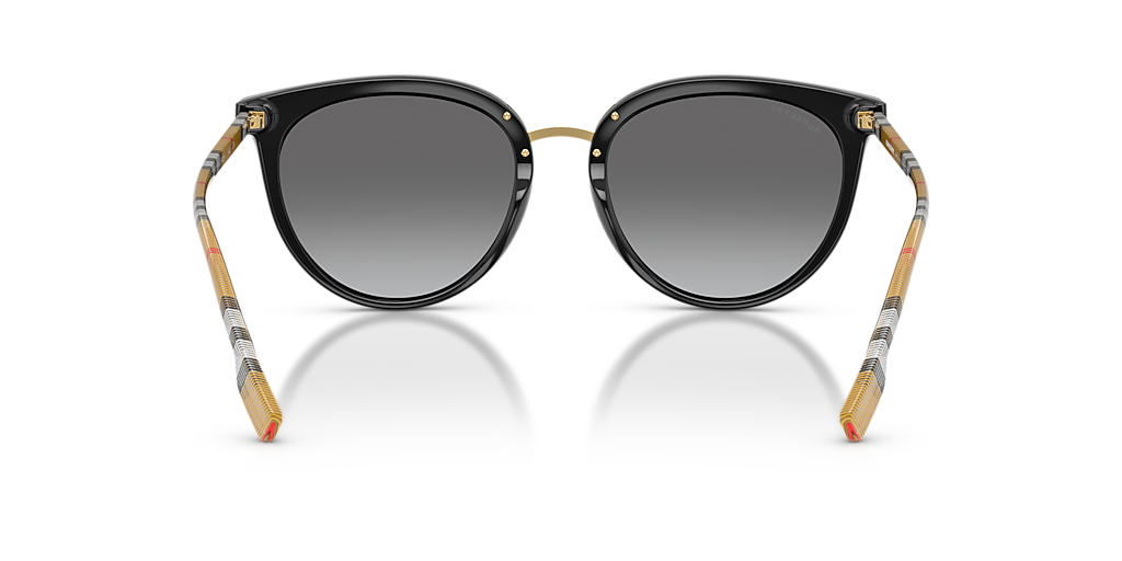 Burberry Sophia L (54 - 19) com Lentes Cinza e Armação Preto