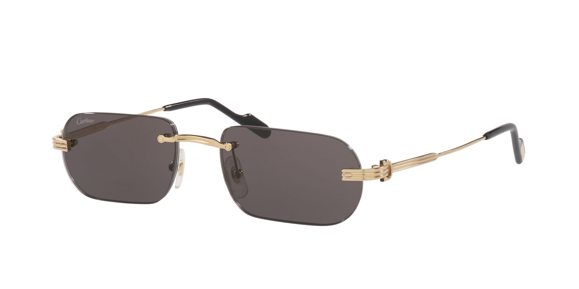 Cartier Unisex Sunglass CT0577S - Couleur du Monture: Or, Couleur de Lentille: Gris