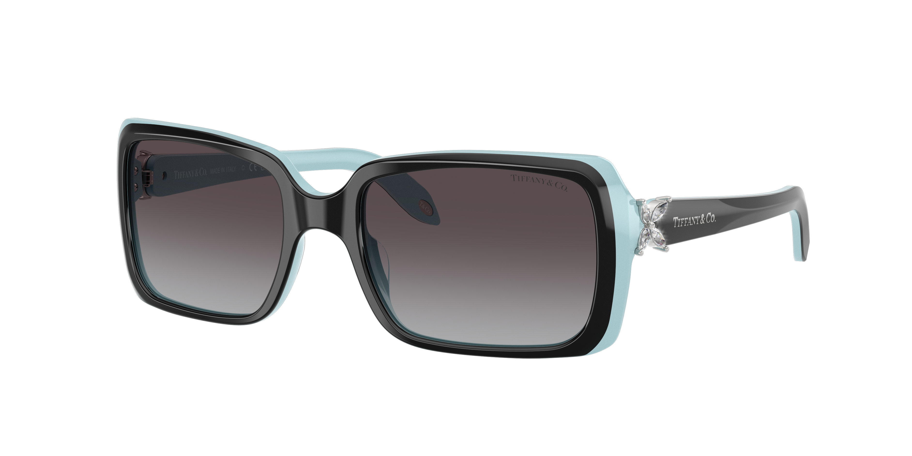 Tiffany & Co. TF4047B M (55 - 19) with Grey lenses and Black frame