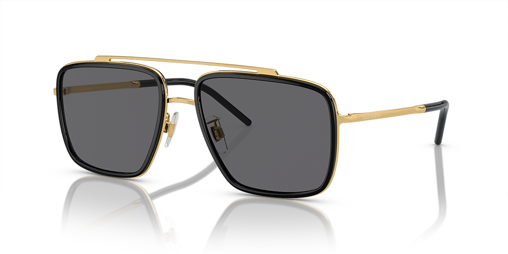 Dolce&Gabbana DG2220 XL (57 - 17) with Grey lenses and Black frame