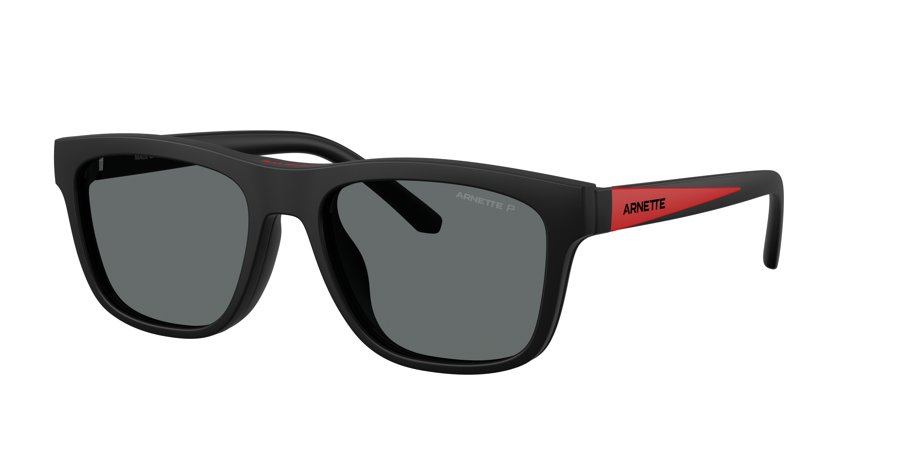 Arnette Man Sunglass Turbine -  Frame color: Matte Black, Lens color: Clear