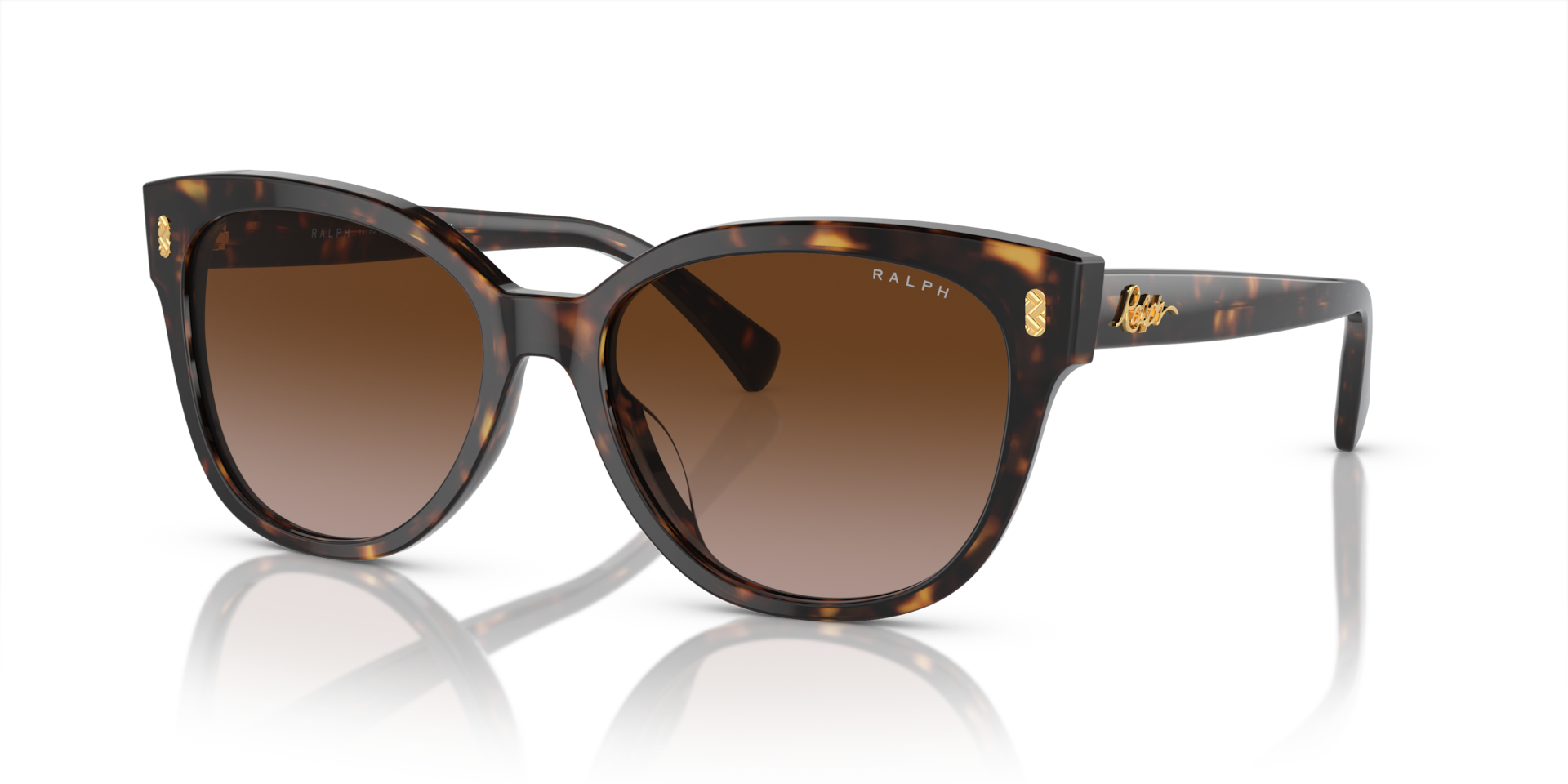 Ralph RA5305U M (56 - 17) with Brown lenses and Black frame