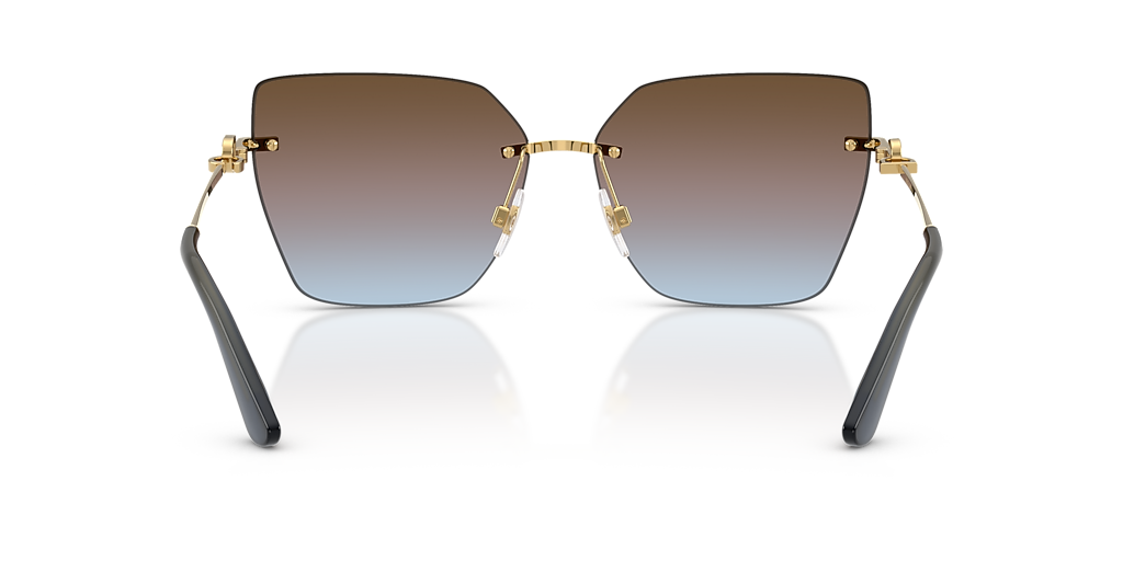 Dolce&Gabbana DG2321 XL (62 - 14) with Blue lenses and Gold frame