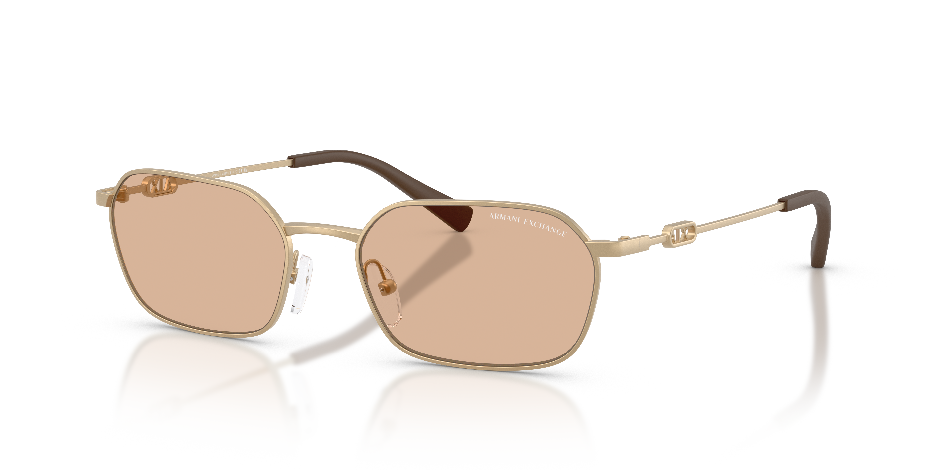 ARMANI JEANS ヘッドフォン ペアセット Armani Exchange AX2056S M (54 - 18) with Brown lenses and Black