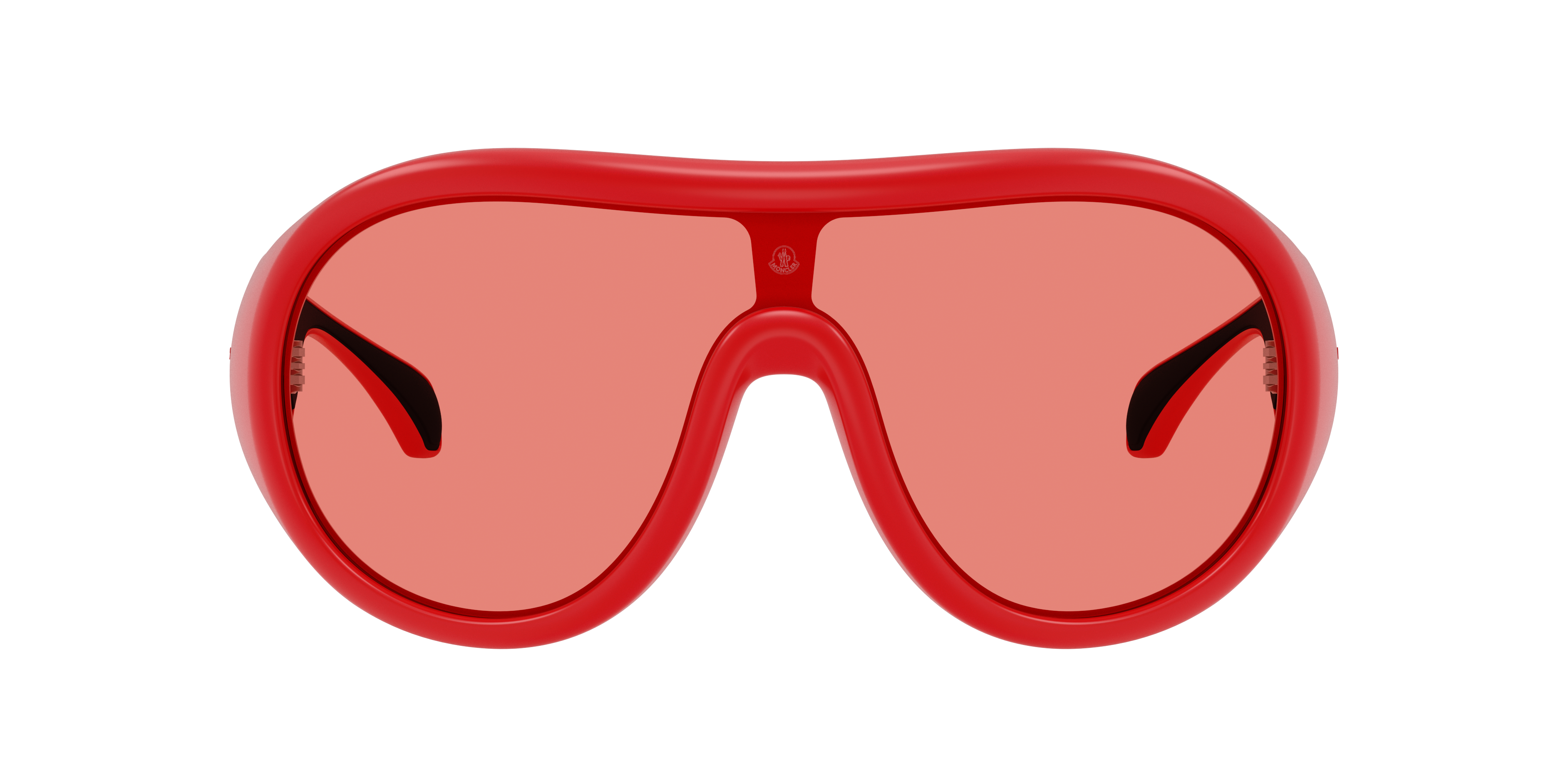 Moncler ME8004 Cloche L (0 - 135) with Red lenses and Red frame
