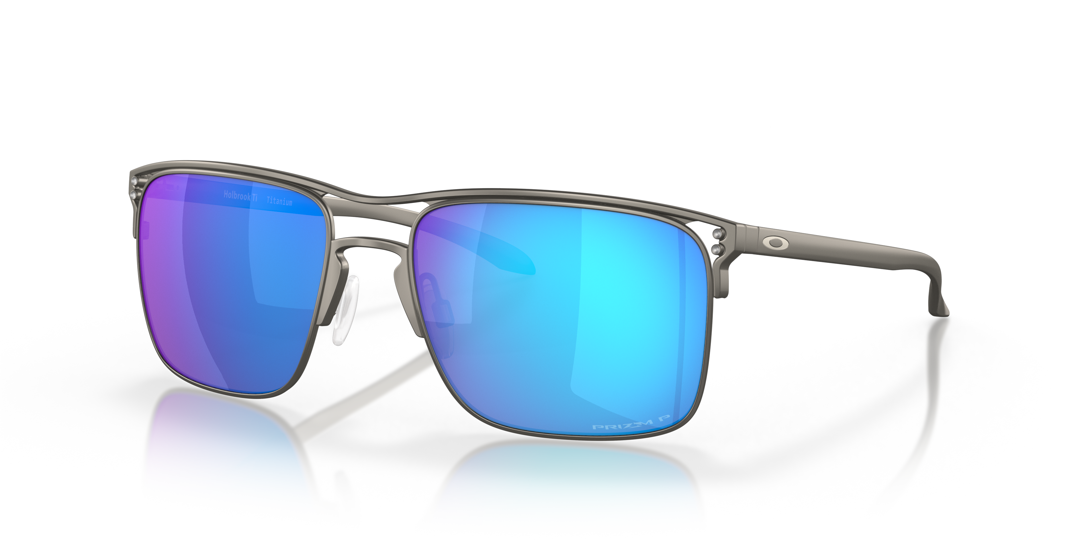 Oakley Holbrook™ TI L (57 - 18) with Blue lenses and Grey frame