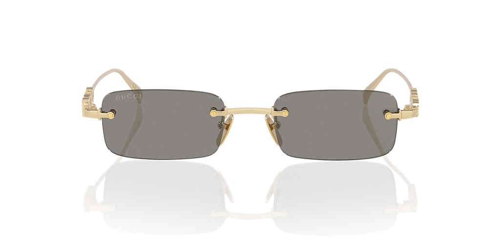 Gucci GG1808S S (52 - 20) with Grey lenses and Gold frame