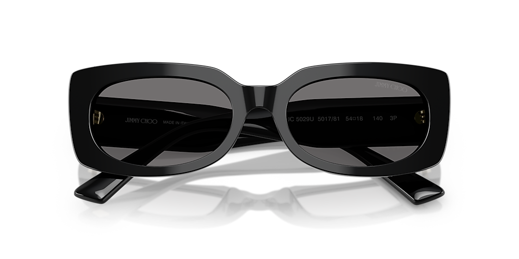 Jimmy Choo JC5029U S (54 - 18) with Grey lenses and Black frame