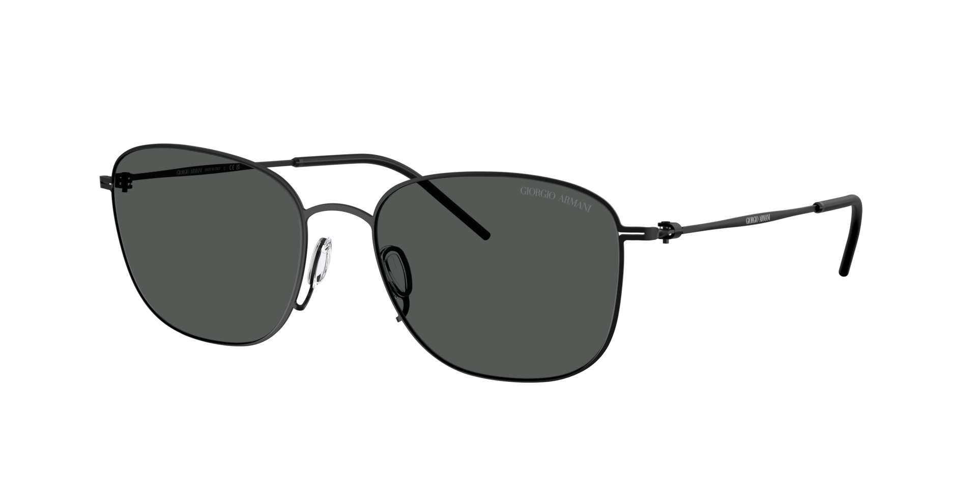 Giorgio Armani Man Sunglass AR6168 -  Frame color: Matte Black, Lens color: Dark Grey