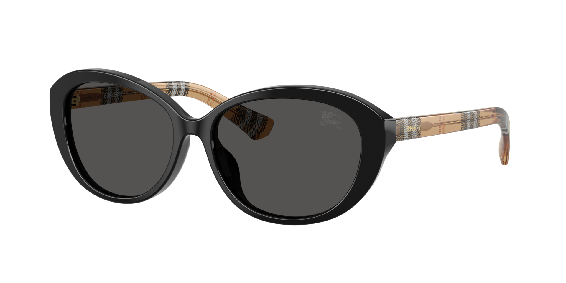 Burberry Rectangle Cat-Eye Sunglasses - Female - Sunglasses - Black - 57 Mm - Accessories - Image 3
