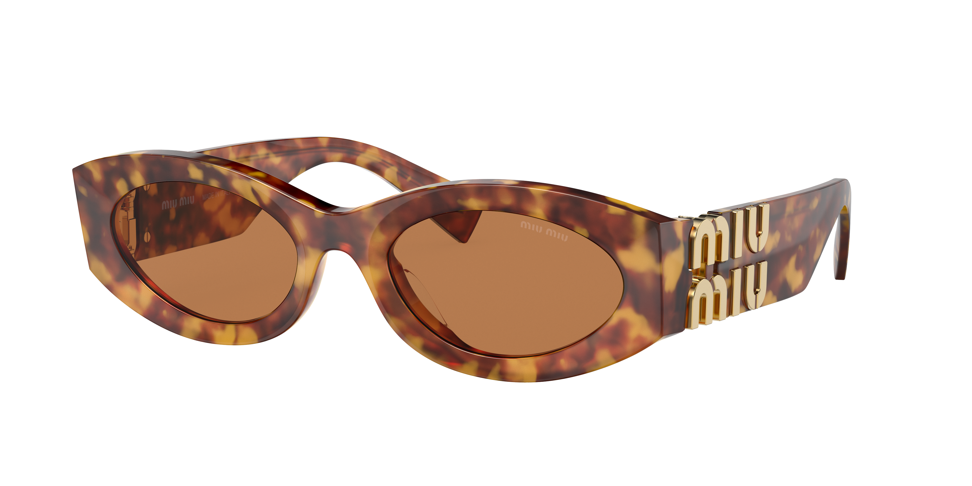 Miu Miu MU 11WS XL (54 - 21) with Brown lenses and Tortoise frame