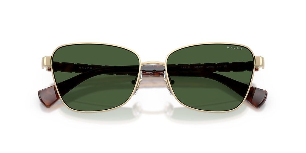 Ralph RA4149 L (56 - 16) with Green lenses and Gold frame