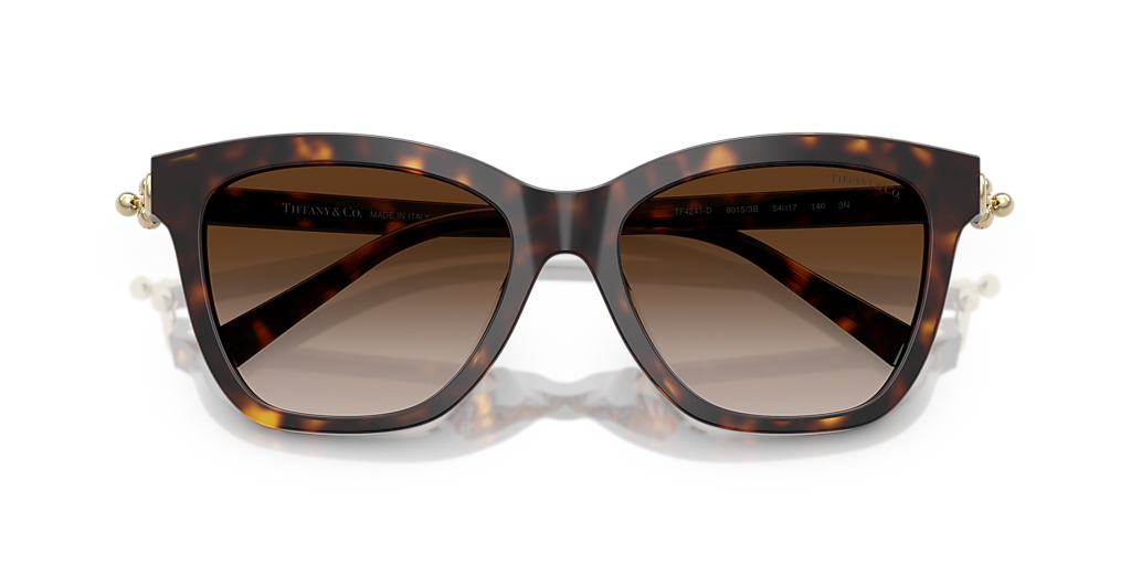 Tiffany & Co. TF4241D XXL (54 - 17) with Brown lenses and Tortoise
