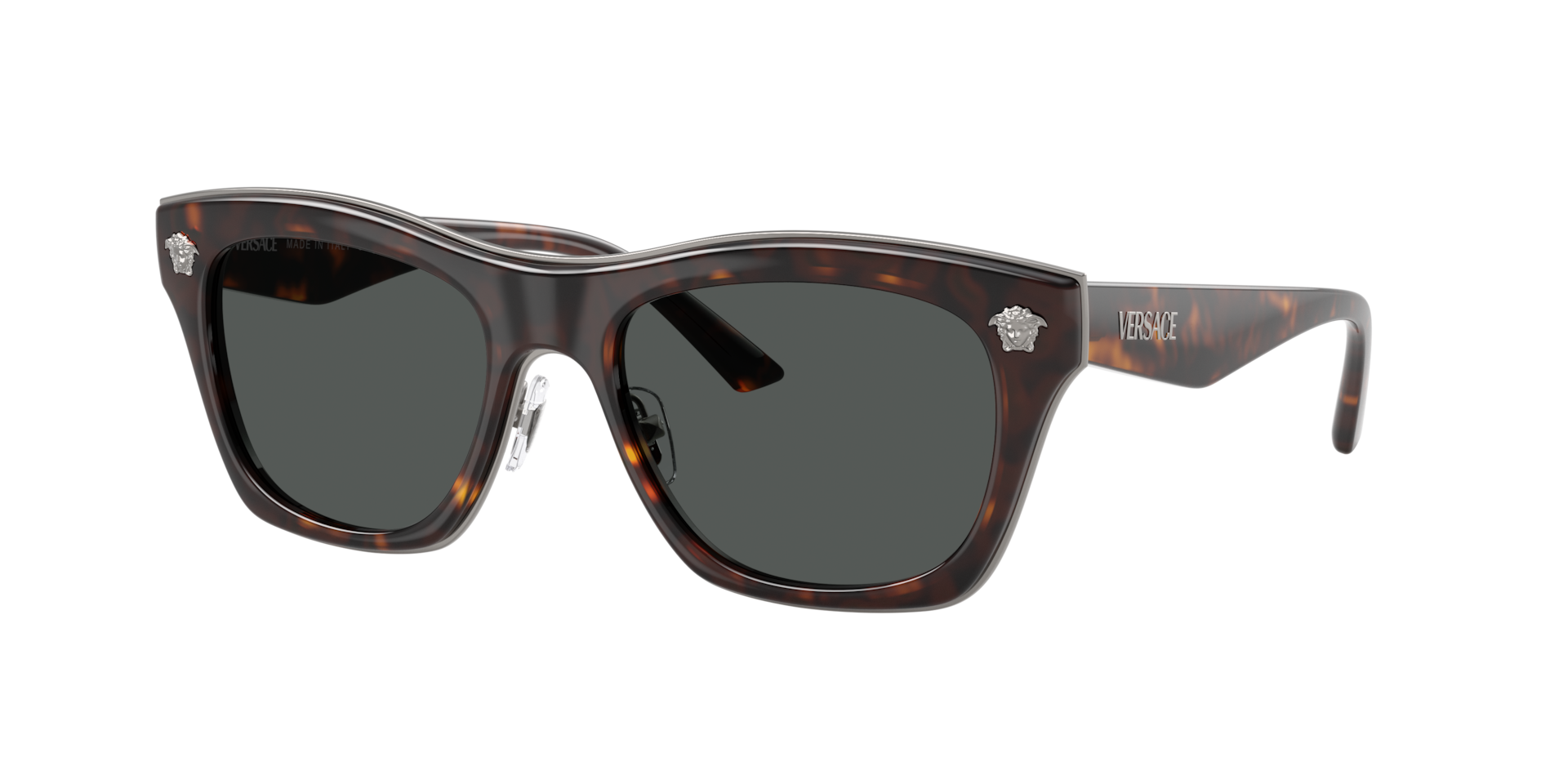 Versace VE2272 M (53 - 18) with Grey lenses and Tortoise frame