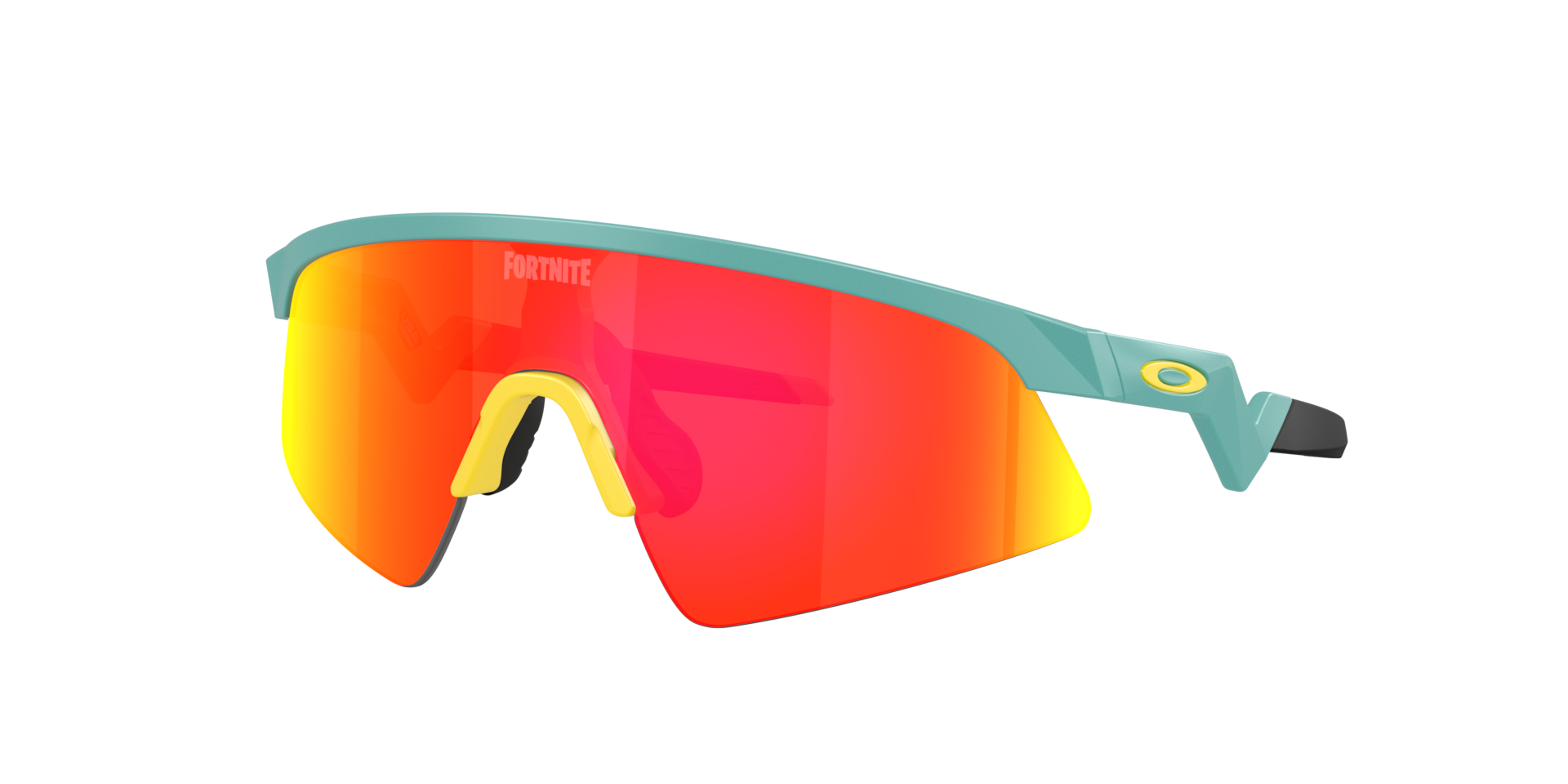 Oakley Sunglass Oakley X Fortnite™ Fishstick Resistor Sweep (Youth Fit) - Couleur du Monture: Pacifique mat, Couleur de Lentille: Prizm Rubis