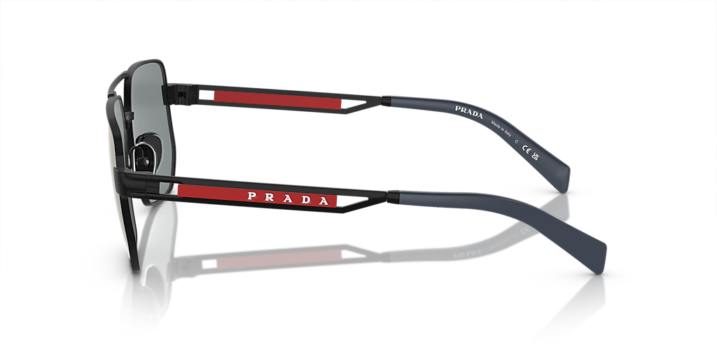 Prada Linea Rossa PS 51ZS XL (59 - 14) with Blue lenses and Black